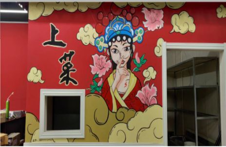 江山墙体彩绘的发展和应用